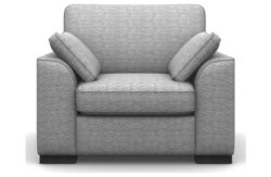 Heart of House Lincoln Fabric Chair - Silver